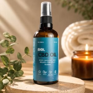 Aceite emoliente para Masajes Corporales