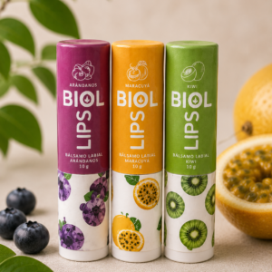 BIOL lips 10gr Barra Labial Hidratante Natural con Mango y Cacao